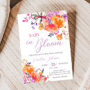 Search for bright floral invitations Botanical