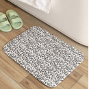 Search for curved bath mats Black and white