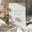 Search for green rehearsal dinner invitations Typography