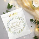 Search for bridal shower favor bags Green
