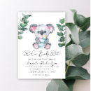 Search for koala baby shower invitations Eucalyptus