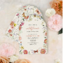 Search for wildflower 1st birthday invitations Watercolor floral