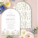 Search for 1st birthday baptism invitations Christening