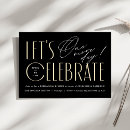 Search for formal rehearsal dinner invitations Black