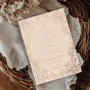 Search for rose gold floral border wedding invitations Foil