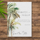 Search for palm tree save the dates Coastal
