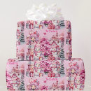 Search for pink snowflake wrapping paper Snowman