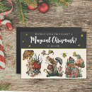 Search for magnetic christmas cards Black