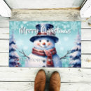 Search for teal christmas doormats Snowflakes