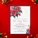 Search for poinsettia invitations Gold