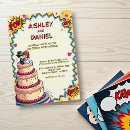 Search for pop art wedding invitations Vintage