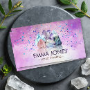 Search for crystal business cards Amethyst