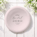 Search for bachelorette plates Blush pink