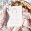 Search for monogram baby shower invitations Chinoiserie