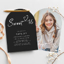 Search for photo sweet 16 invitations Black and white