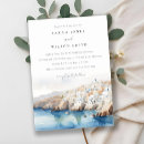 Search for santorini wedding invitations Mediterranean