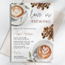 Search for coffee bridal shower invitations Espresso