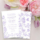 Search for lilac and white wedding invitations Formal