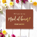 Search for bridal party proposal cards Gold