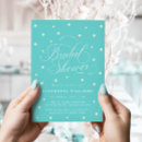 Search for teal bridal shower invitations Bride to be