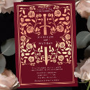 Search for red rose wedding invitations Elegant