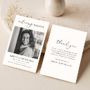 Search for in loving memory thank you cards Funeral