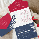 Search for all american party invitations Red white and blue