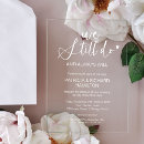 Search for acrylic wedding invitations Transparent