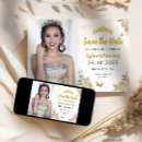 Search for princess save the dates 15th birthday xv anos