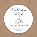 Search for coffee wedding stickers Thank you