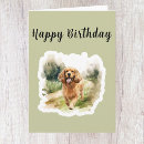 Search for cocker spaniel birthday cards Watercolor