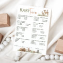 Search for printable baby shower games For her