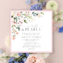 Search for pink pearl invitations Watercolor