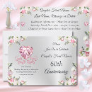 Search for diamond wedding anniversary invitations 60th
