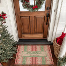 Search for candy cane doormats Festive