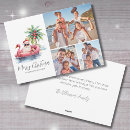 Search for flamingo holiday cards Santa claus