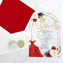 Search for red butterfly invitations Gold