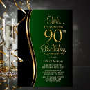 Search for surprise 90th birthday invitations Ninety