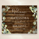 Search for rustic wood wedding signs Botanical