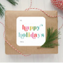 Search for happy holidays stickers Bright