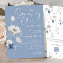 Search for something blue before i do bridal shower invitations Wildflower