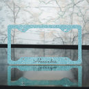 Search for teal license plate frames Elegant
