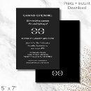Search for business launch party invitations Open house