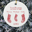 Search for adoption ornaments Red and white