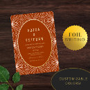 Search for foil print invitations Boho