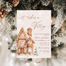 Search for winter baby shower invitations Modern
