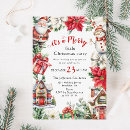 Search for merry little christmas invitations Watercolor