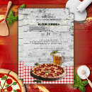 Search for pizza and beer invitations Rustic