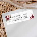 Search for autumn return address labels Floral