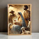 Search for holy family posters Nativity scene